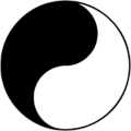 "Yin-Yang symbol or Tao symbol" (without the dots) as reported in 1964.