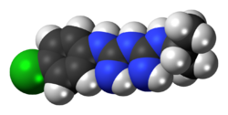 Proguanil molecule spacefill.png