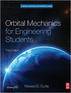 Cover of the third edition of Orbital Mechanics for Engineering Students