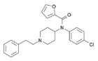 Parachlorofuranylfentanyl structure.png