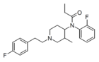 4-Fluoro-o-fluoro-3-methylfentanyl structure.png