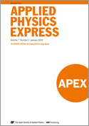 Applied Physics Express (journal) cover.jpg