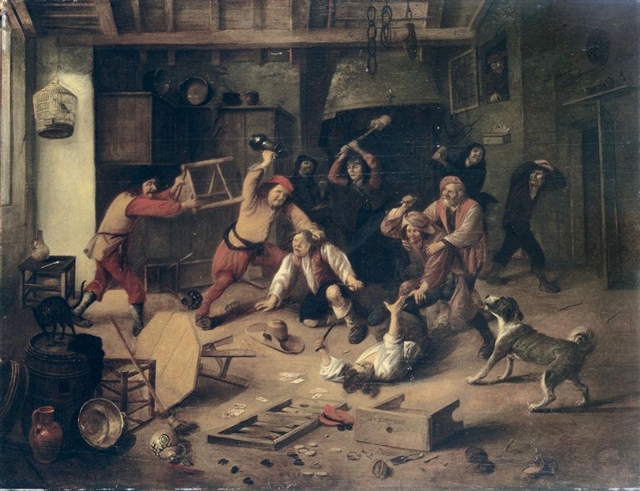 File:Abraham Diepraam - peasants brawling.jpg