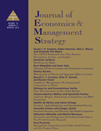 Journal of Economics & Management Strategy (journal) cover.gif