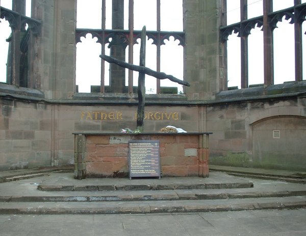 File:Coventry Cathedral burnt cross.jpg