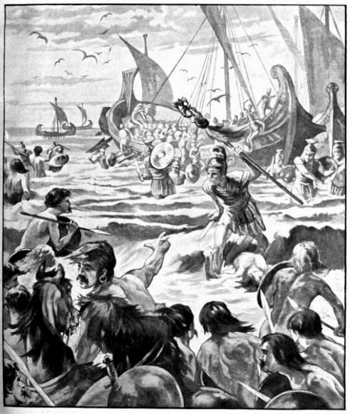 File:Landing of the Romans on the Coast of Kent.jpg
