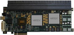 Aldec FPGA-based prototyping platform with dual FPGA configuration.