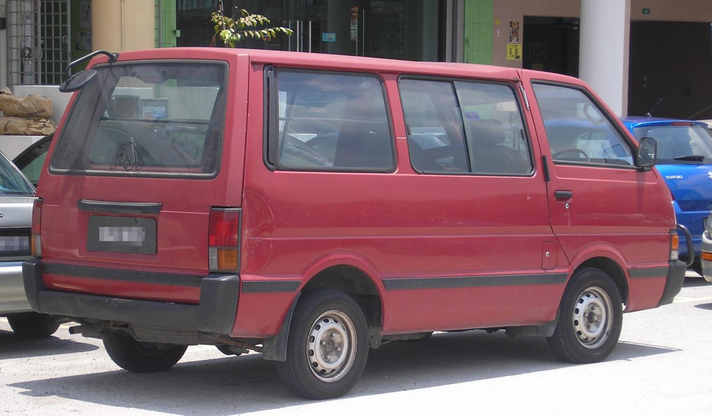 File Nissan Vanette Second Generation First Facelift Rear Serdang