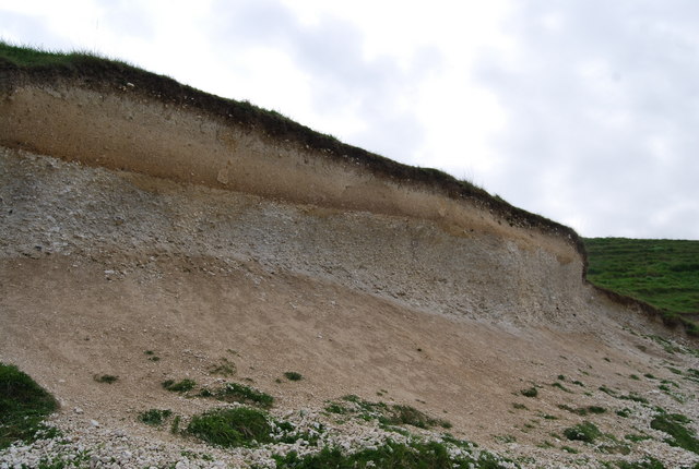 File:Calcareous Soil Profile, Seven Sisters Country Park - geograph.org.uk - 1280181.jpg