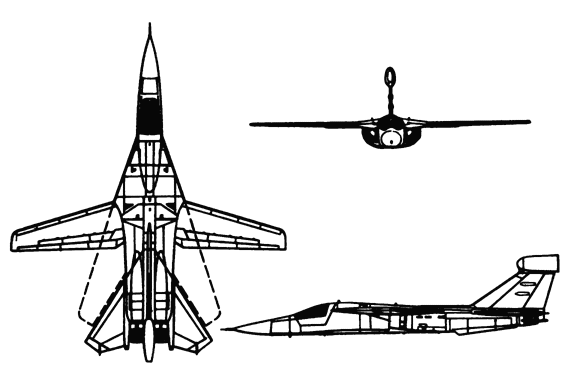 File:General Dynamics EF-111A Raven 3-view line drawing.png