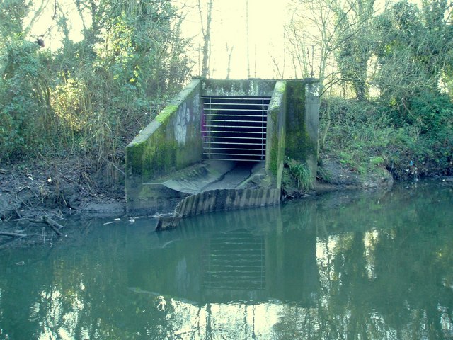 File:Storm drain discharging into the River Brent - geograph.org.uk - 1068344.jpg