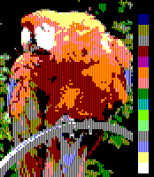 Screen color test AppleIIgs 4x2colors.png