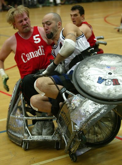 File:Wheelchair rugby game 2.jpg