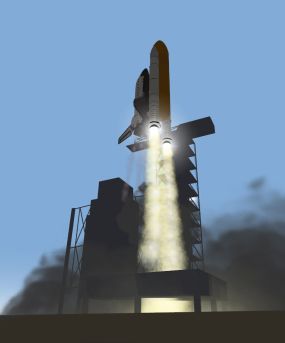 Shuttle lift-off in Orbiter.jpg