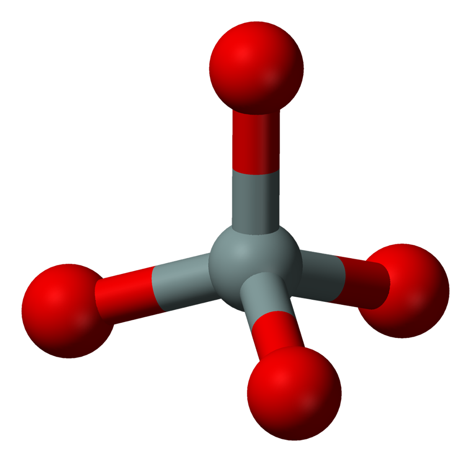 Chemistry:Silicon–oxygen tetrahedron - HandWiki