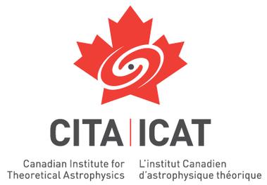 File:CITA logo dated 2013 with maple leaf, galaxy and dot in middle representing nuclear black hole.jpg