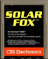 Solar Fox Cartridge