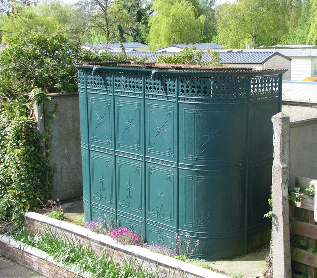File:Historic cast-iron urinal at Colyford station - geograph.org.uk - 1285291.jpg