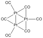 Platinum Carbonyl Cluster Moteiff AKA Chini Cluster