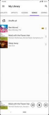 Music app on Xperia screenshot.png