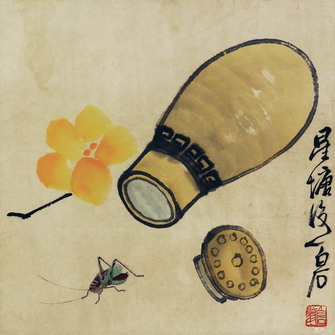 File:Cricket gourd by Qi Baishi.jpg