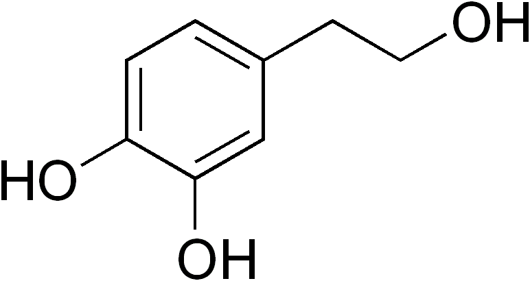 File:Hydroxytyrosol structure.png