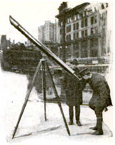 File:Telescope on street corner sidewalk new york.png