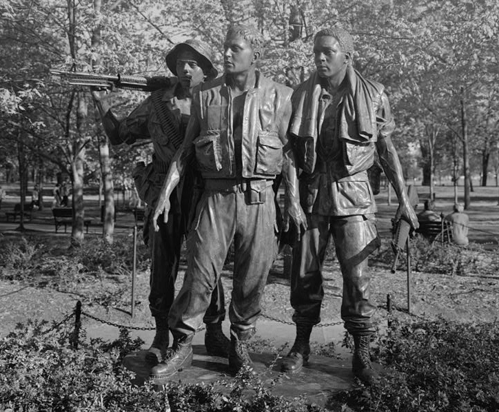 File:Statue Three Servicemen Vietnam Veterans Memorial-editA.png