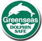 Greenseas dolphin safe label.