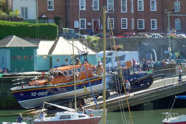 File:Launching the lifeboat - geograph.org.uk - 744088.jpg
