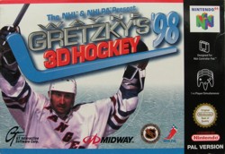 Wayne Gretzky's 3D Hockey '98 box art.
