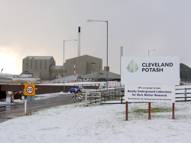 File:No WIMPS here - entrance to Boulby Mine - geograph.org.uk - 1626186.jpg