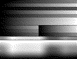 File:RGB 24bits palette color test chart - 1-bit dithered.png