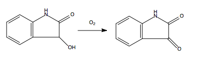 Dioxindole conversion to isatin in presence of oxygen.png
