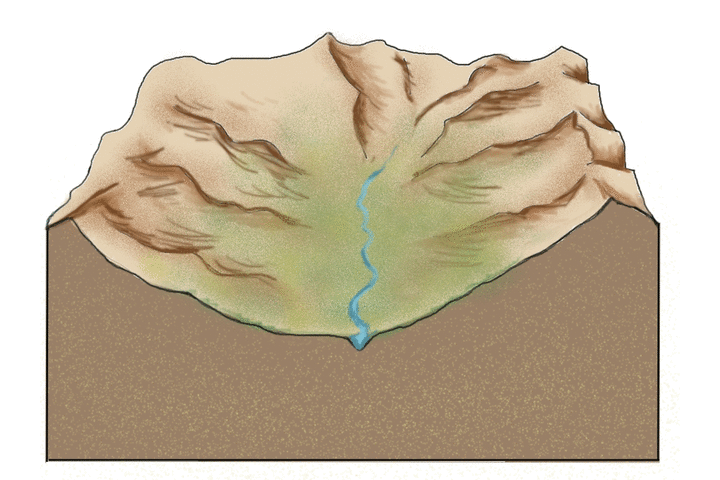 File:Glacier Valley formation- Formación Valle glaciar.gif