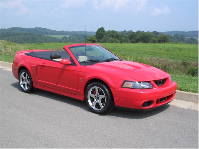 File:2003 Ford Mustang Cobra "Terminator" Torch Red Convertible.jpg