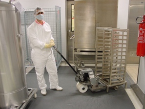 File:Flooring in a material handling area at Pharmaceutical company Lilly, France.jpg