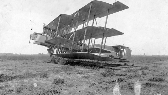 File:Johns Multiplane on the ground. Port side circa 1919.jpg