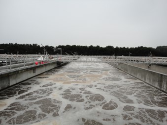 File:Aeration tank of activated sludge sewage treatment plant near Adelaide.jpg