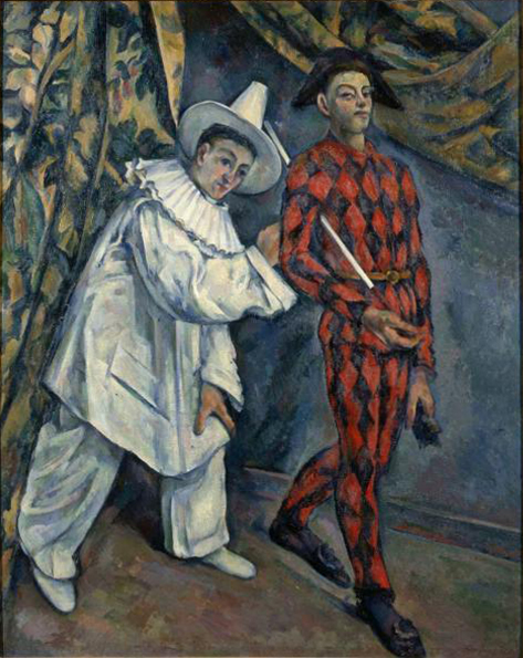 File:Paul Cézanne, 1888, Mardi gras (Pierrot et Arlequin), oil on canvas, 102 x 81 cm, Pushkin Museum.jpg