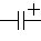 Polarized capacitor symbol 2.png