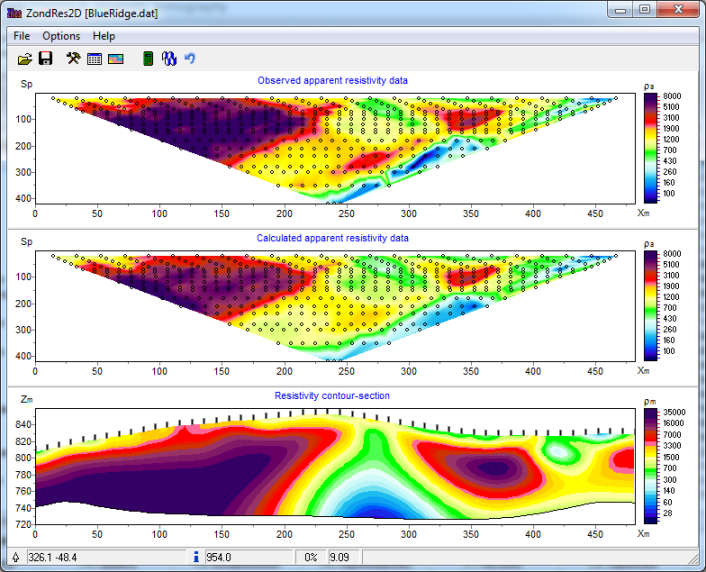 File:2D inversion of electrical resistivity data.png