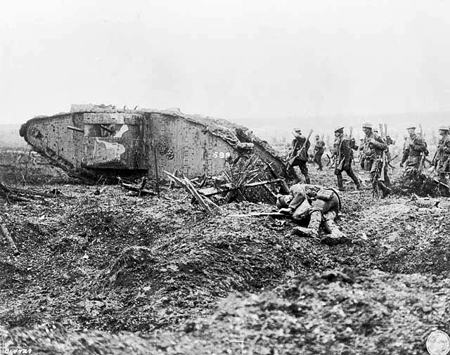 File:Canadian tank and soldiers Vimy 1917.jpg
