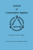 Journal of Commutative Algebra cover.gif