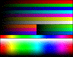 RGB 24bits palette color test chart - 3-bit RGB dithered.png