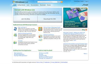 File:Windows Live Developer Center.jpg