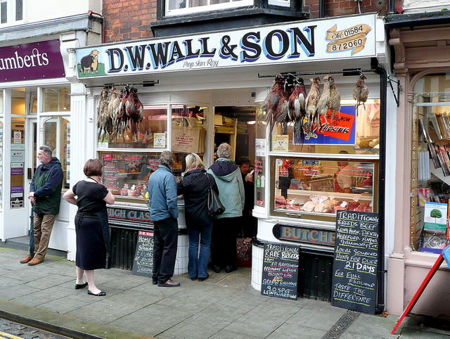 File:DW Wall - traditional butcher's shop, Ludlow - geograph.org.uk - 1601159.jpg