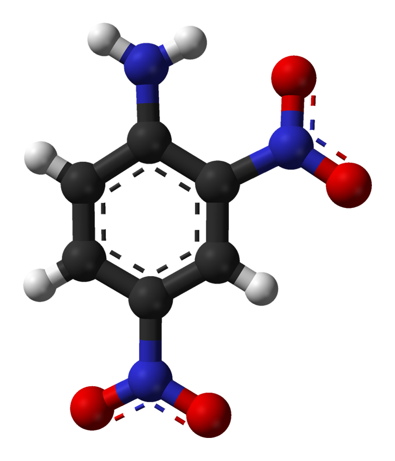 File:2,4-Dinitroaniline-3D-balls.png - HandWiki