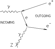 Electron-Positron nuclear Pair production Feynman Diagram.gif