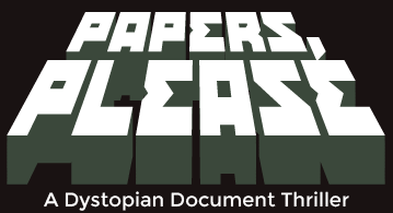 File:Papers Please - Title Logo.png